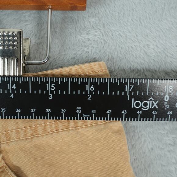 J Crew Shorts Womens 6 City Fit Khaki Brown 33x5 Zipper Back Pockets Cotton - Picture 4 of 9